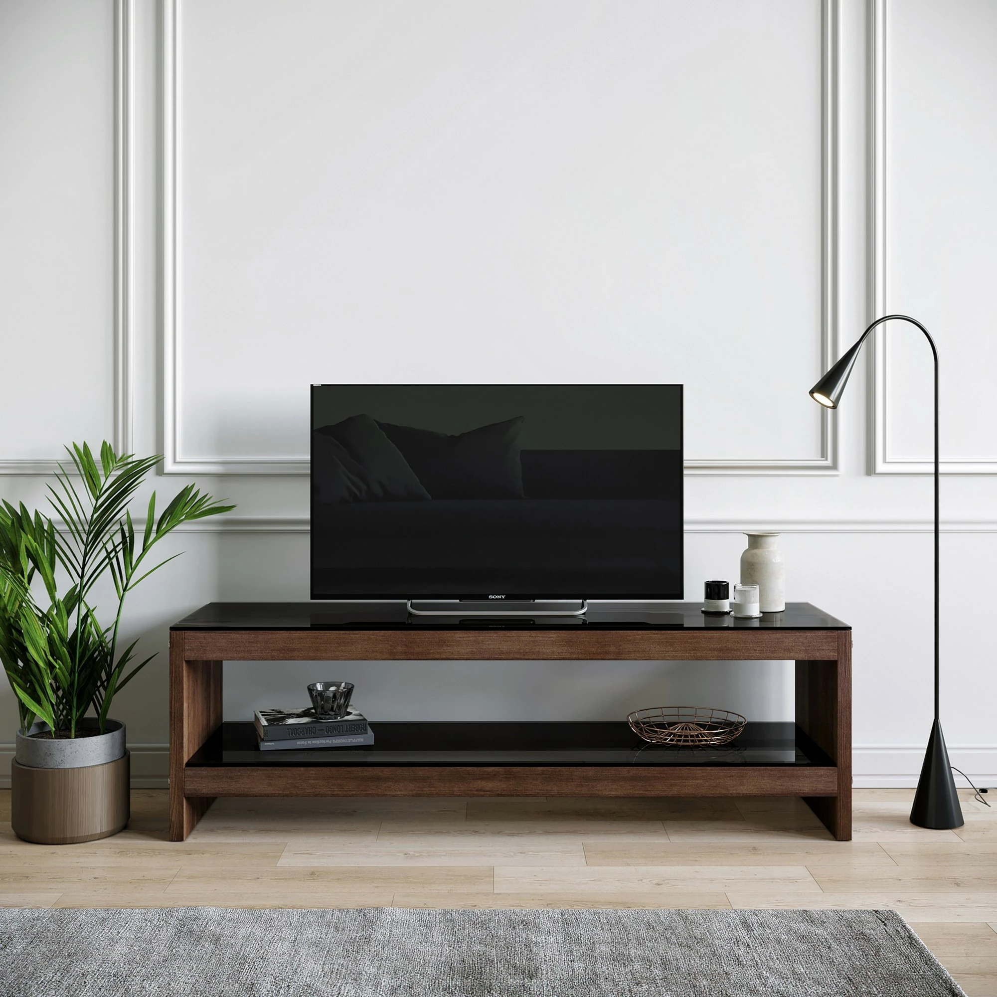 Komodë TV Hanah Home, TV301, ngjyrë arre