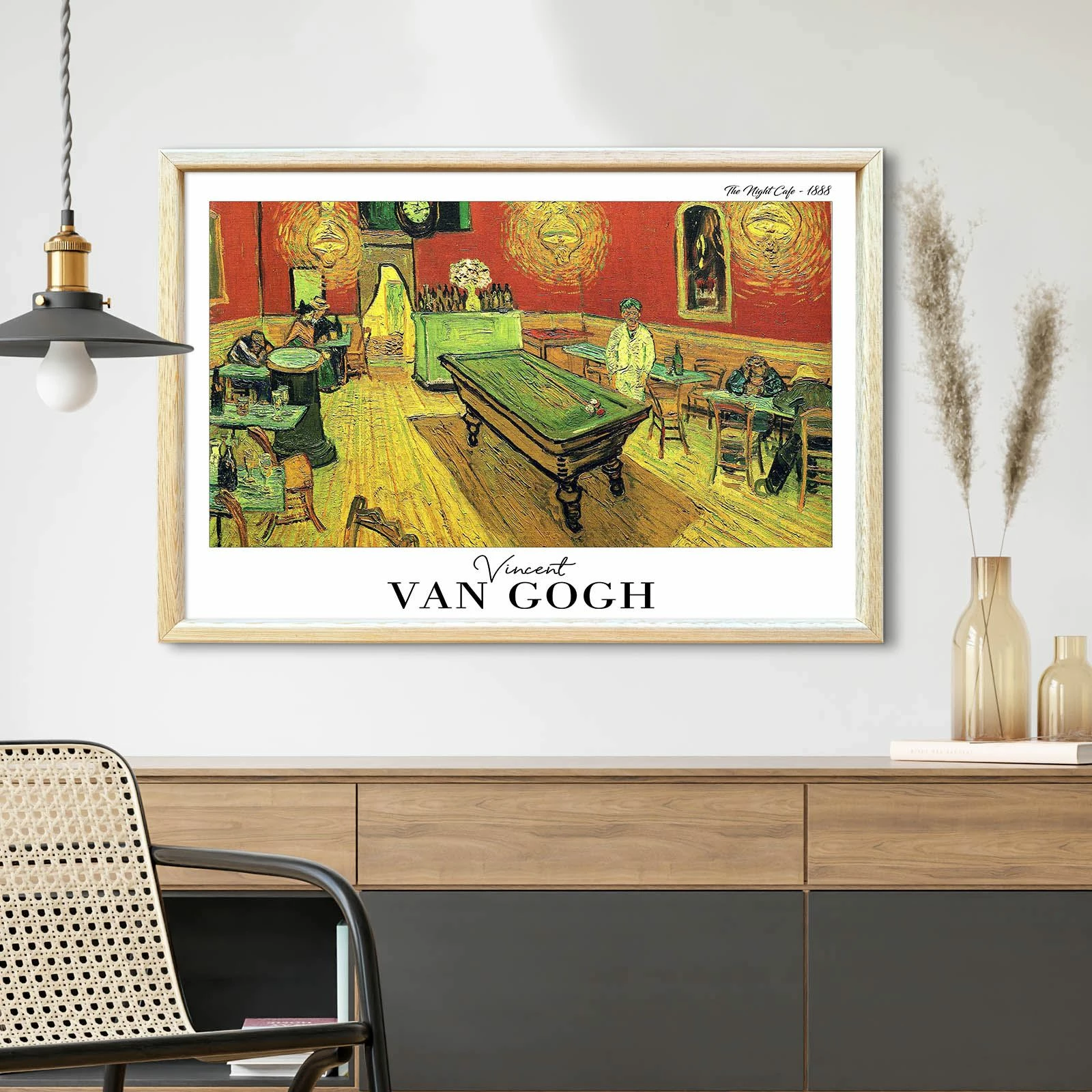 Pikturë dekorative me kornizë, Wallity, 4262AHSGOGH-003, shumëngjyrëshe, 42x62cm