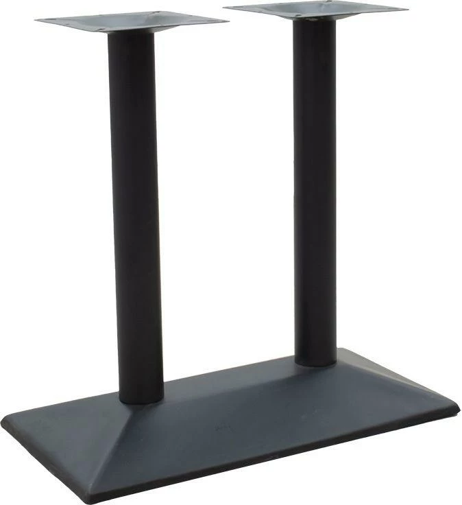 Bazë tavoline metalike, ngjyrë e zezë, 70x40x72cm