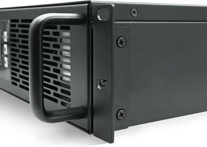 UPS Qoltec 1kVA 1000W, rack, LCD, online, e zezë