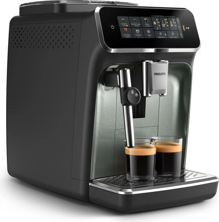 Makinë kafeje plotësisht automatike, Philips EP3329/70 Home Series, 15 bar, për kokrra kafeje, e zezë