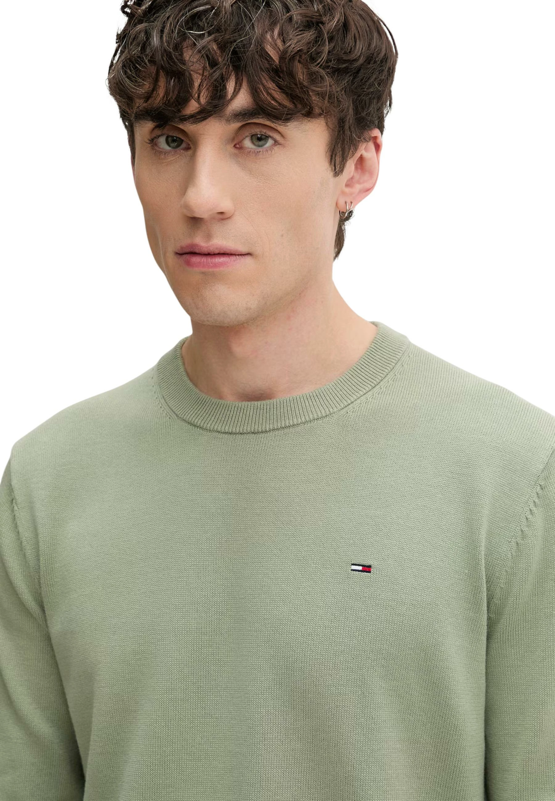 Xhemper për meshkuj Tommy Hilfiger Jeans DM0DM22853, jeshile ulliri [Madhësia: M]