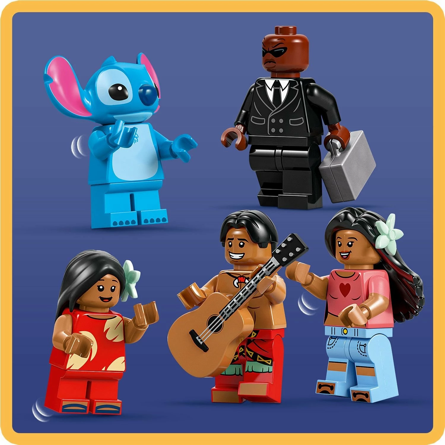Set ndërtimi LEGO Disney Beach House Lilo and Stitch 43268, 834 pjesë