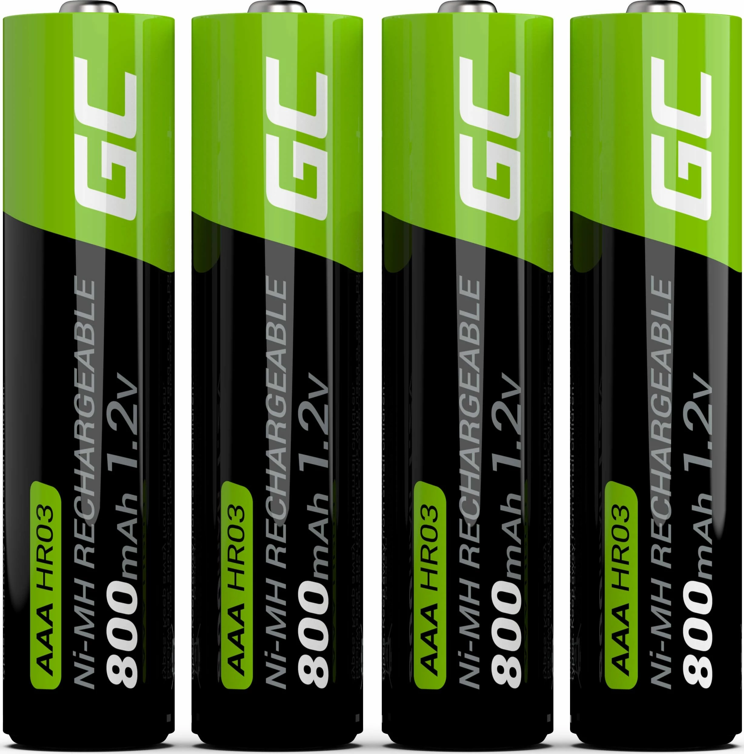 Bateri të rikarikueshme Green Cell GR08 AAA/R03 800mAh 1.2V NiMH, set 4 copë