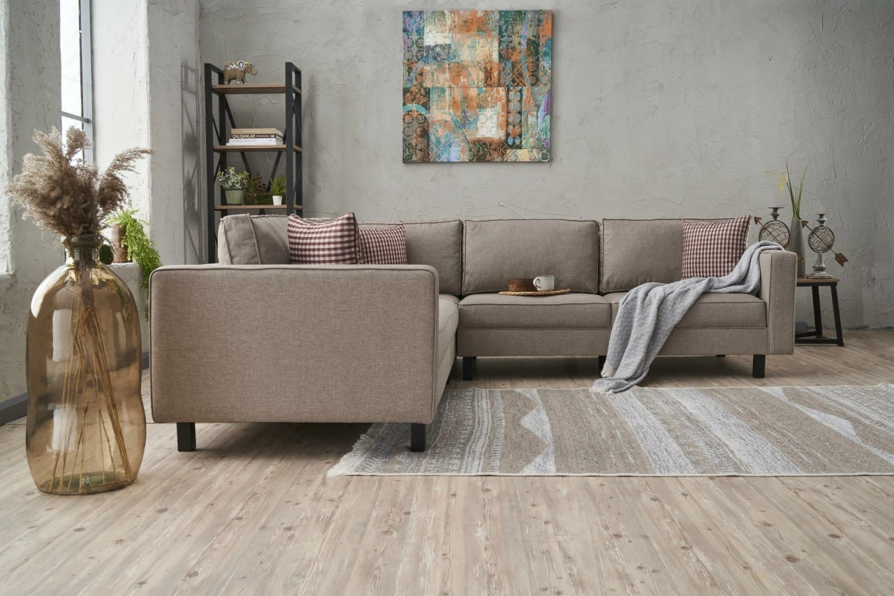 Këndare Atelier del Sofa, pëlhurë Kale, ngjyrë krem