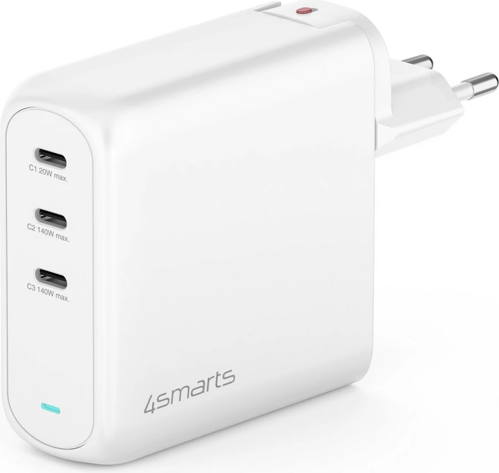 Karikues universal 4smarts GaN Flex Pro, 1.5 m, i bardhë