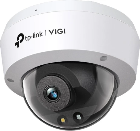 Kamerë rrjeti dome TP-LINK VIGI C240 (2.8mm) 4MP 2560×1440 H.265+ PoE IP67 IK10 Full-Color, e bardhë
