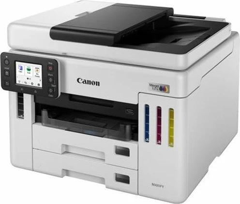 Printer multifunksional Canon MAXIFY GX6140 (6882C009) A4 MegaTank CISS Wi‑Fi/Ethernet/USB, Bardhë