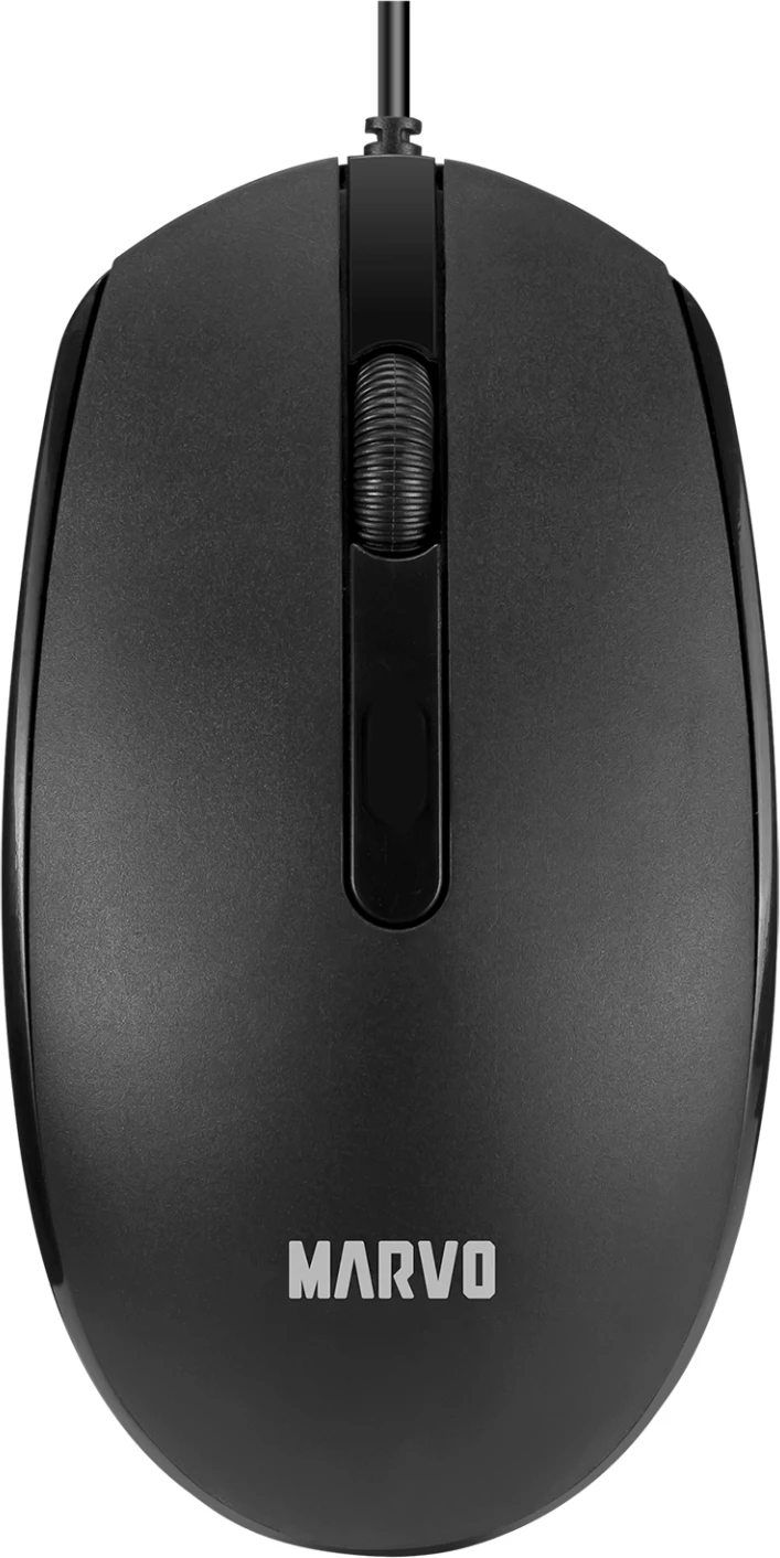 Maus Marvo MS003, me kabllo, optik, 800-3200 DPI, i zi