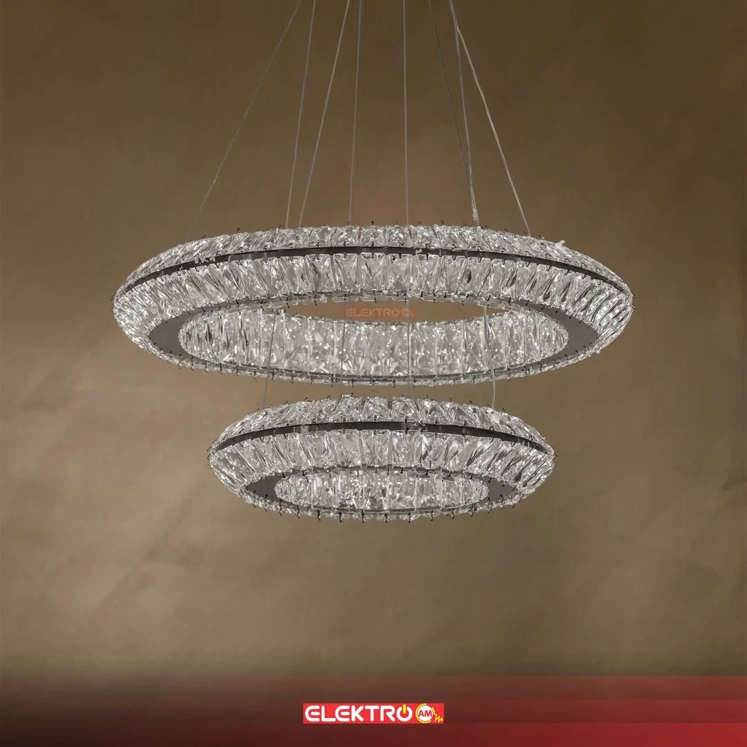 Abazhure Kristal i Varur LED 3129-40+60
