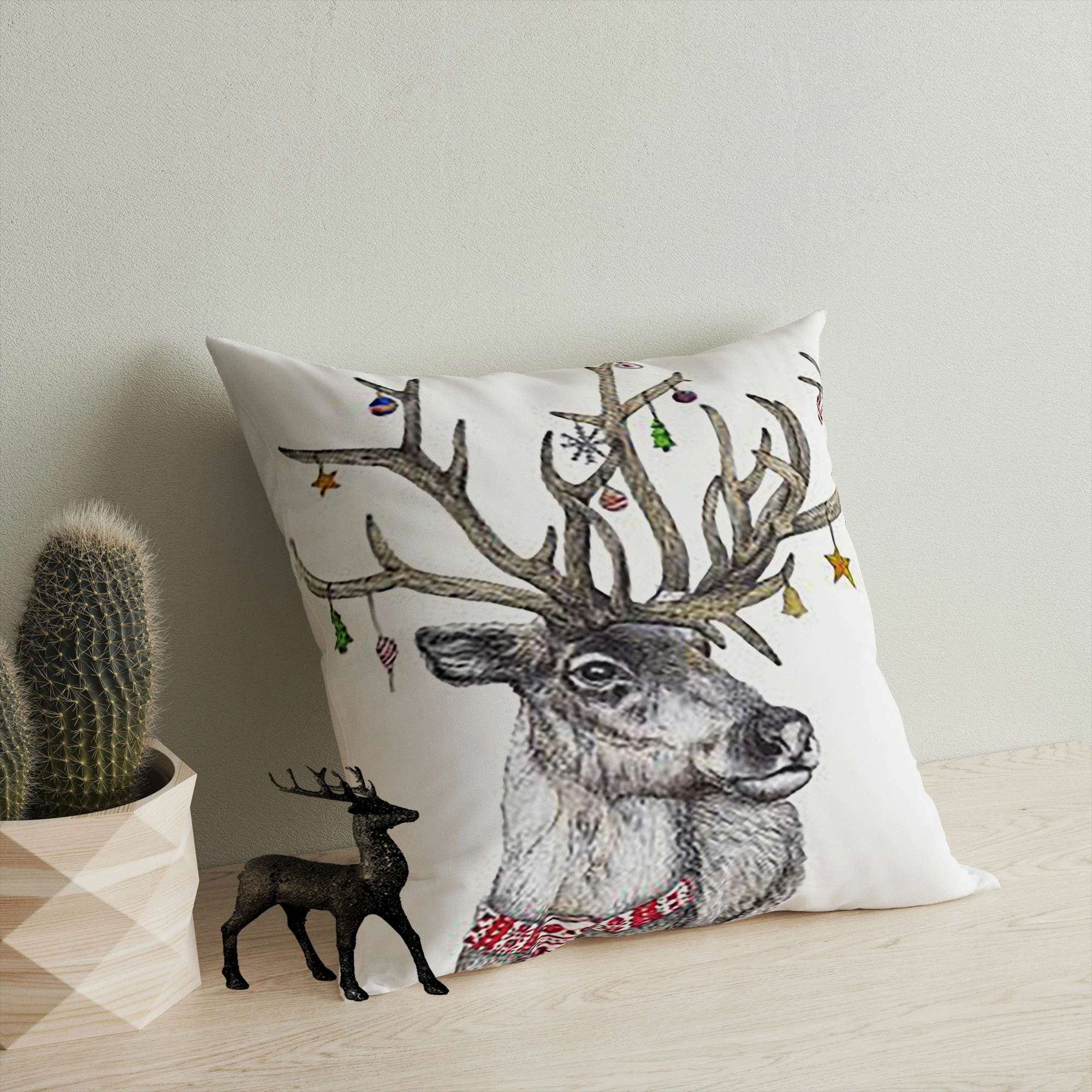 Jastëk dekorativ Aberto Design, YY202371, shumëngjyrësh, 43x43cm