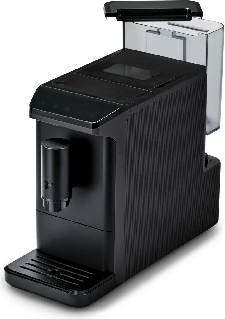 Makinë kafeje, Tchibo, Esperto Mini 648480, 19 bar, mulli çeliku, rezervuar 1.1 L, automatike, e zezë