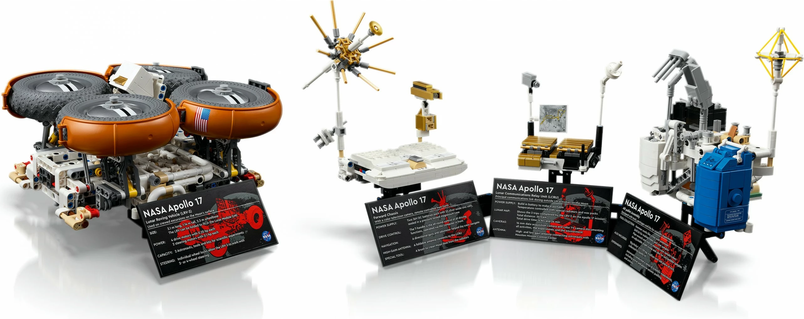 Set ndërtimi LEGO Technic NASA Apollo Lunar Roving Vehicle 42182, multikolor