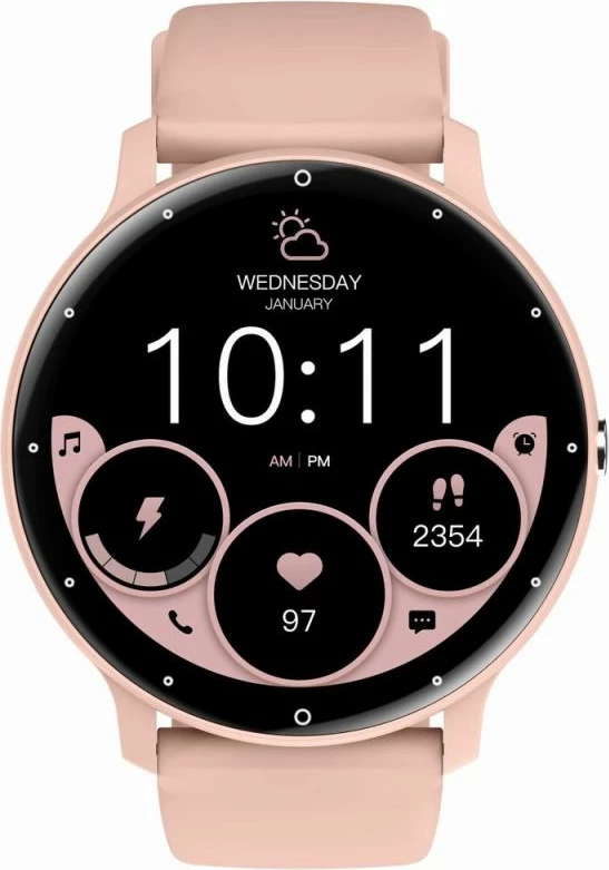 Smartwatch Gravity për femra, rozë