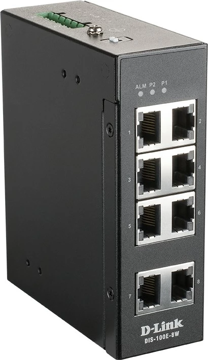 Switch D-Link DIS-100E-8W, 8 porta, Fast Ethernet, i zi