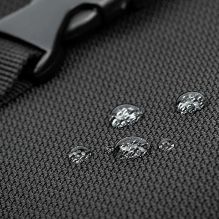 Çantë tualeti RIVACASE ECO 8408, RPET, 4 ndarje me zinxhir, me grep varës, e zezë