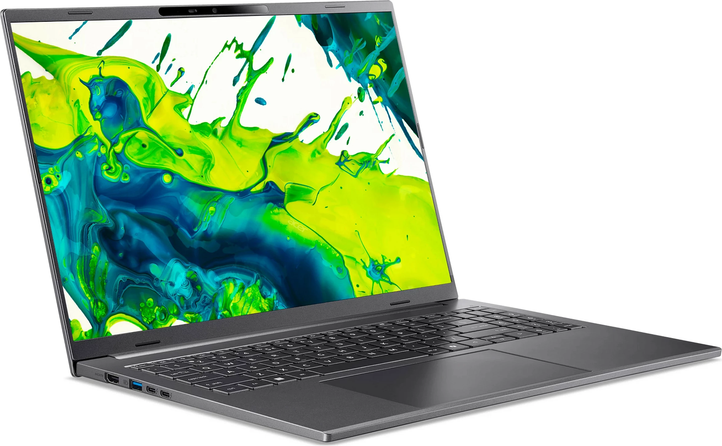 Laptop Acer Aspire 16 AI OLED A16-52M-916J, Core Ultra 9 288V, 32GB RAM, 1TB SSD, 16 inç OLED, Windows 11 Home, i hirtë
