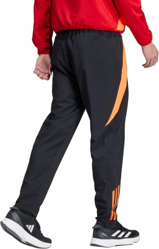 Pantallona sportive adidas për meshkuj, të zeza dhe portokalli [Madhësia: S]
