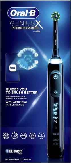 Furçë elektrike Oral-B Genius X, e zezë