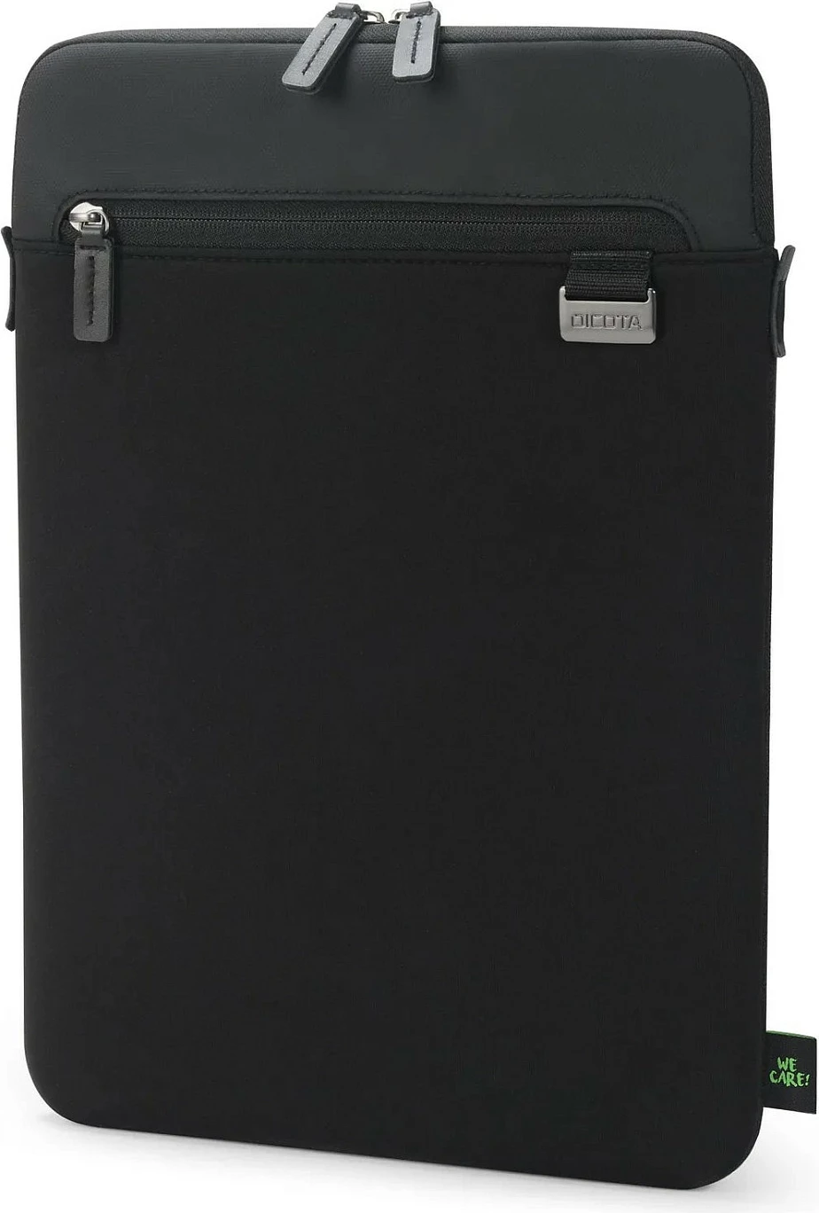 Mbështjellës për laptop Dicota Sleeve FIVE 14, 14", neopren, me zinxhir, xhep frontal, i zi