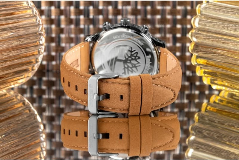 Orë dore për meshkuj Timberland Driscoll TDWGF0055703, kafe, set me çantë