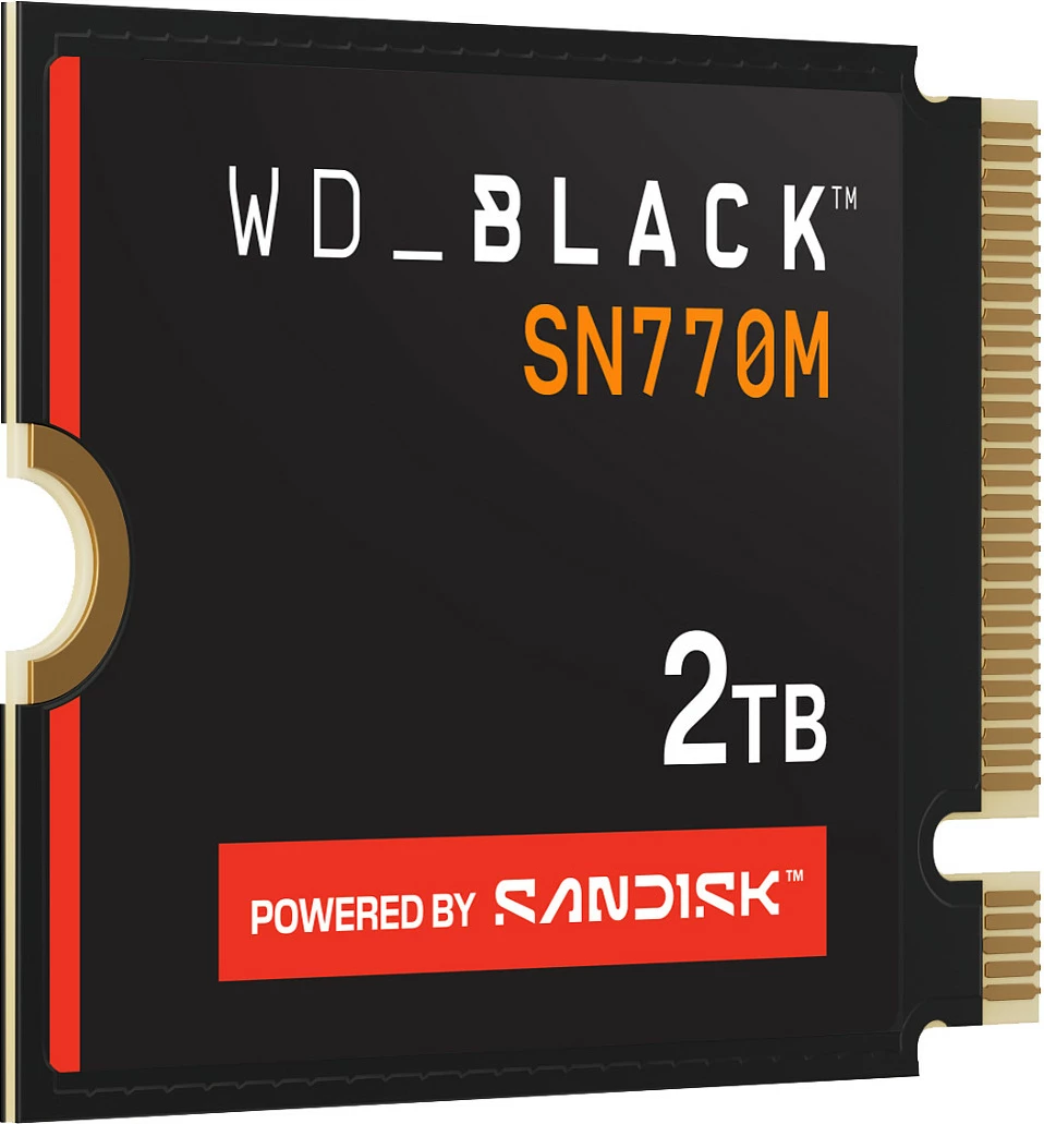 SSD i brendshëm M.2 NVMe WD_BLACK SN770M, 2TB, PCIe 4.0, 2230, i zi