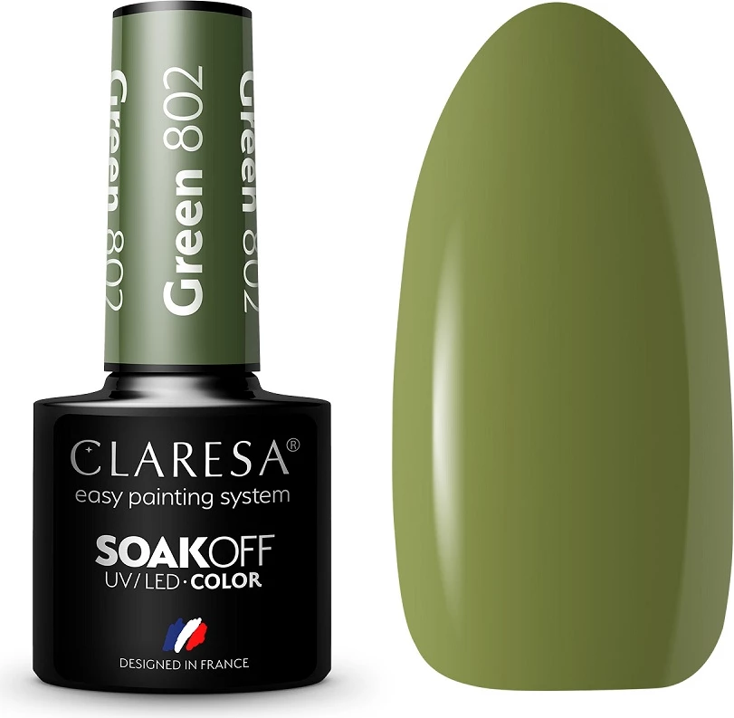 Llak për thonj Claresa 802, green, 5g