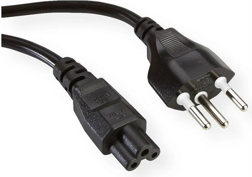 Kabllo rryme ROLINE 19.07.2097, IEC C5, 1.8 m, 250 V, e zezë