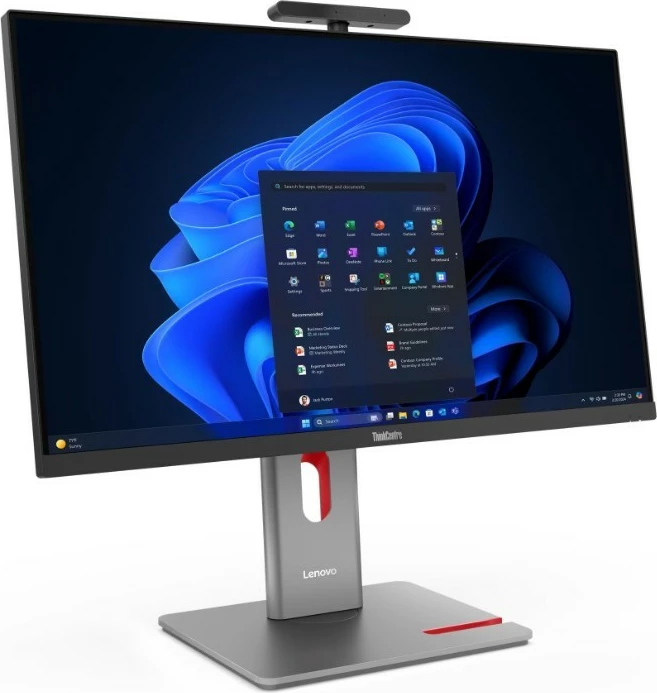 Kompjuter All-in-One, Lenovo, ThinkCentre M90a Pro Gen6 13AM0007PB, Intel Core Ultra 5 235, RAM Memorje 16GB, SSD 512GB, 27" QHD, Intel Graphics, Windows 11 Pro, vPro, set me Maus dhe tastierë, e zezë/grafit