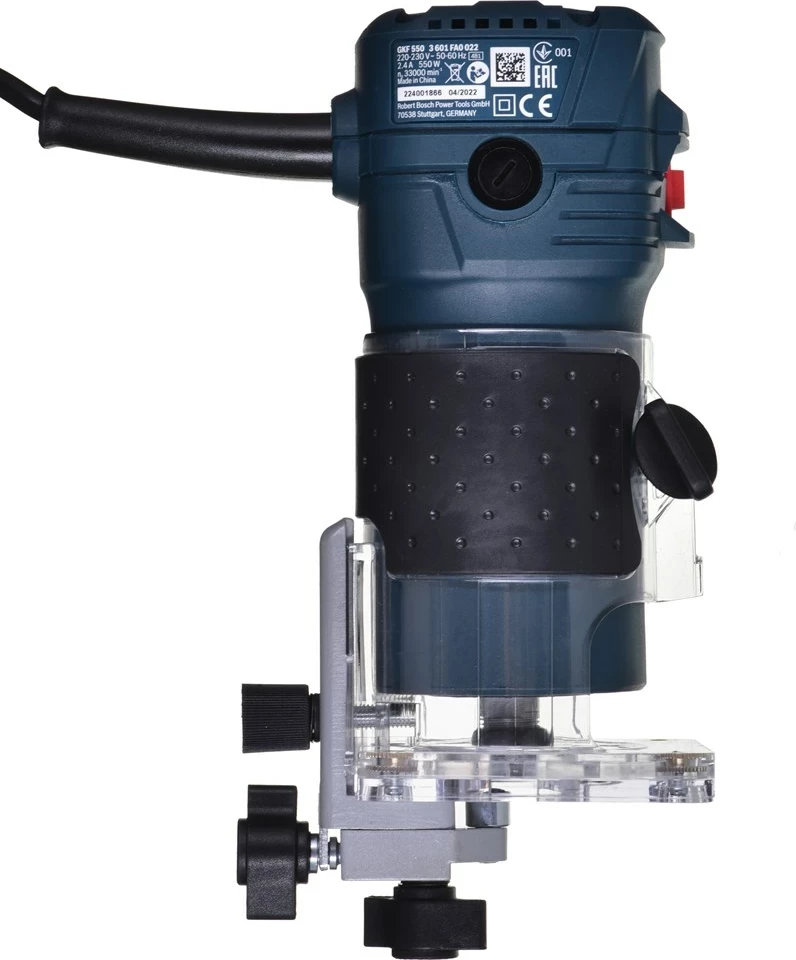 Makineri frezimi Bosch GKF 550 Professional, 550W, Blu