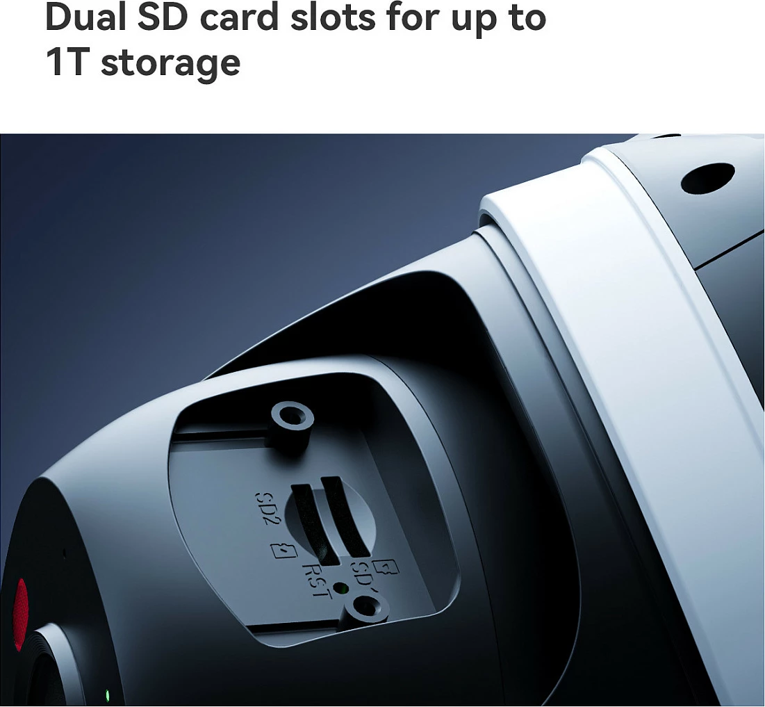 Kamerë sigurie IP Imou Cruiser Triple, Outdoor, Wi‑Fi & LAN, Pan/Tilt, MicroSD, Bardhë/Zi