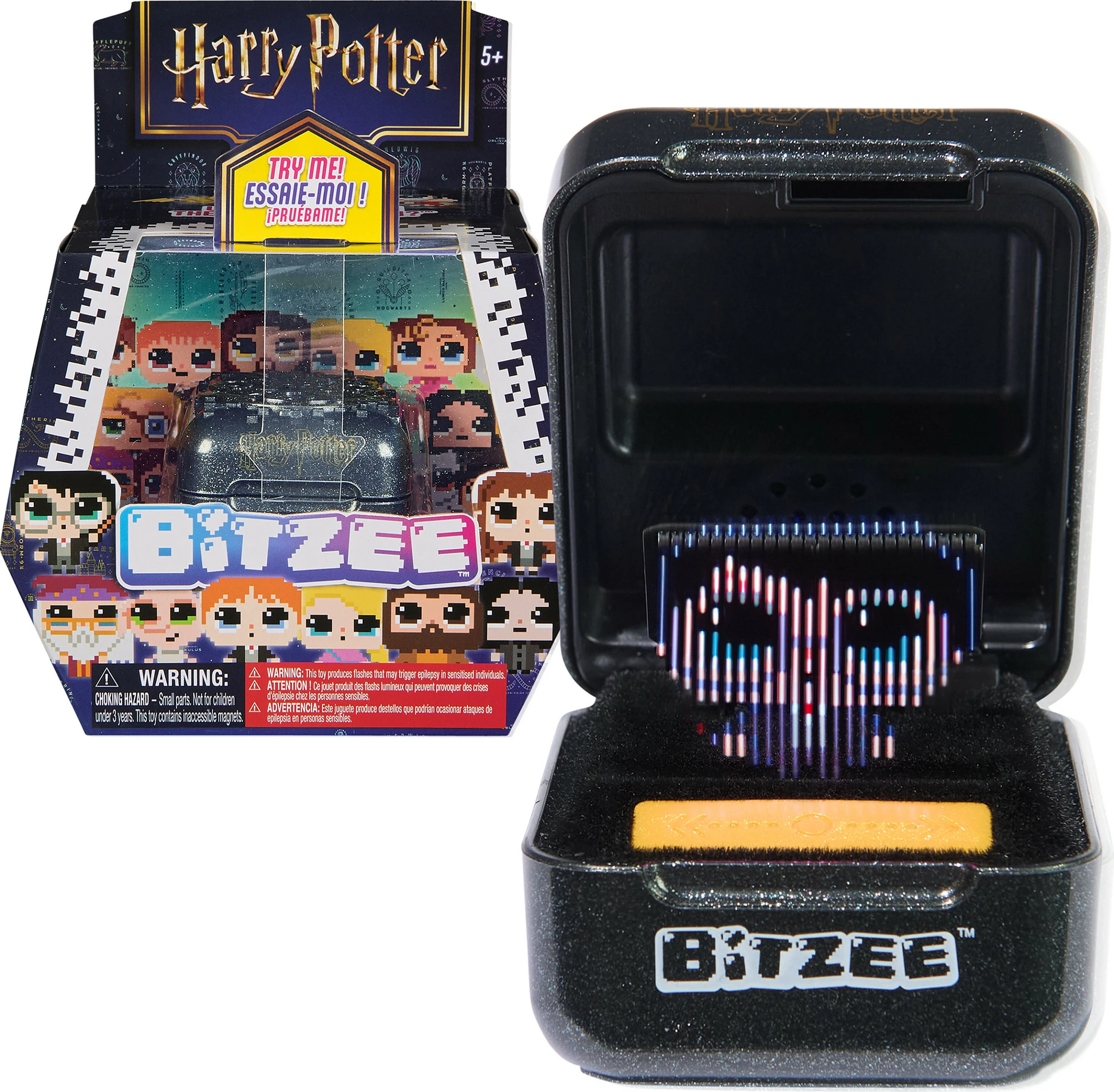 Lodër interaktive Bitzee SPIN MASTER Harry Potter, 20 personazhe, me zë, e zezë