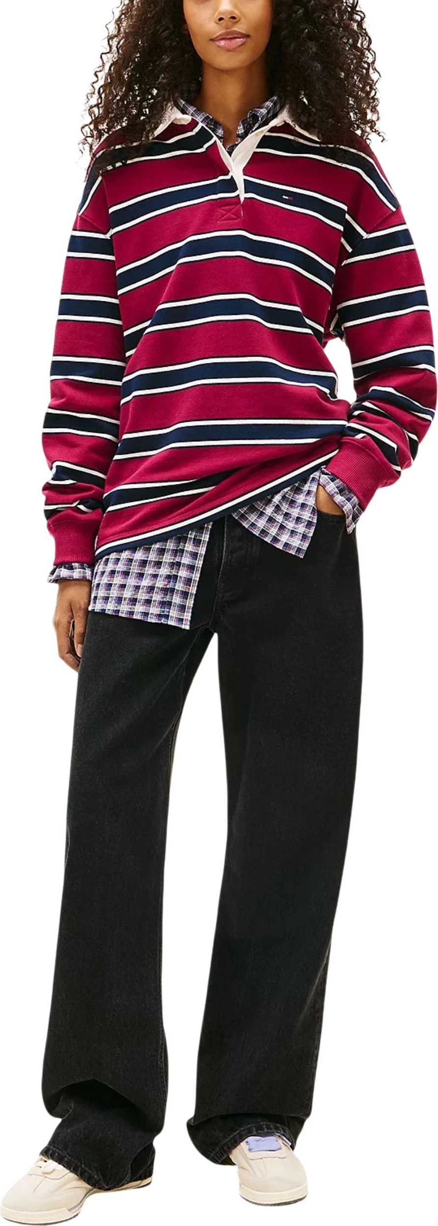 Pantallona xhins për femra Tommy Hilfiger Jeans DW0DW22525, të zeza [Madhësia: W27 L34]