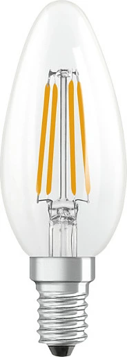 Poç LED OSRAM Classic B, E14, 3.4W (40W), 470 lm, 2700K, i zbehtshëm, transparent