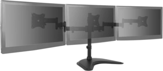 Mbajtëse desktopi për 3 monitorë VONHAUS 3000475, 13–27\", VESA 75x75/100x100, e zezë