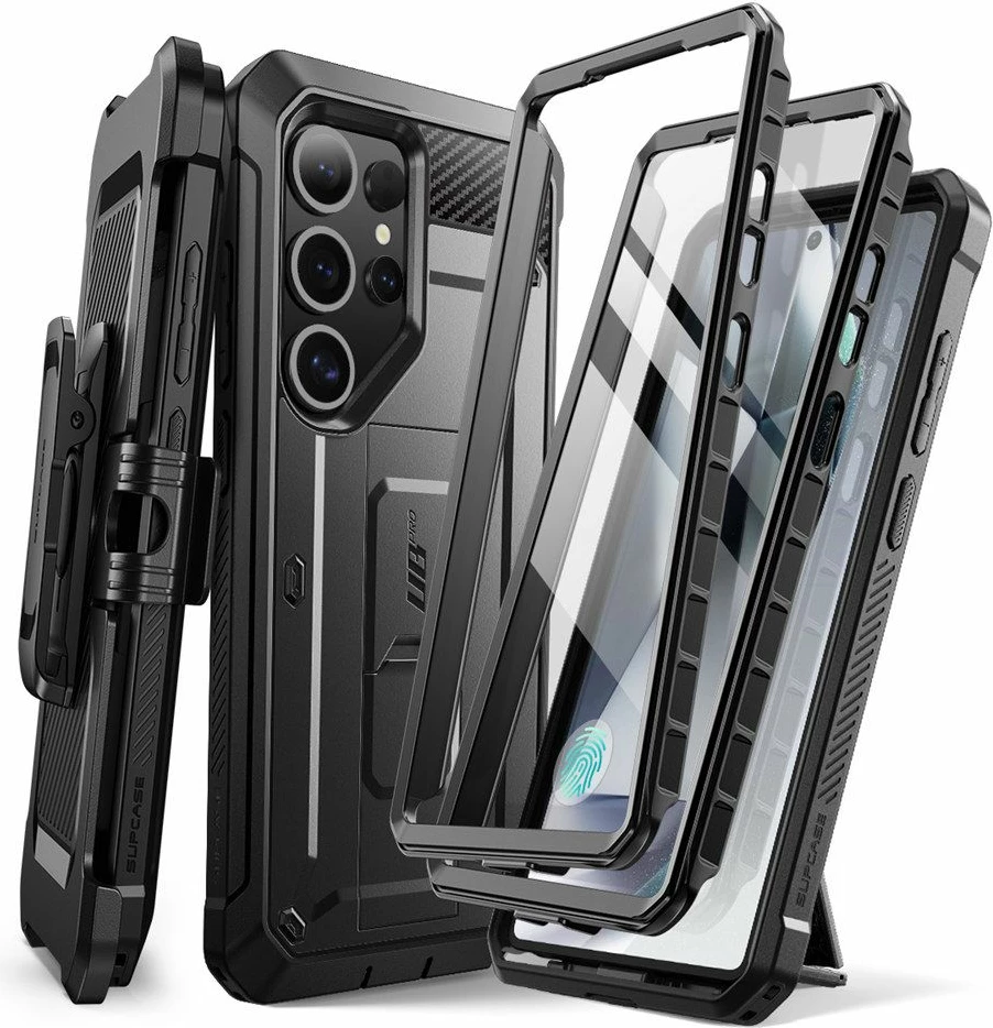 Mbështjellës Supcase Unicorn Beetle Pro për Samsung Galaxy S25 Ultra, i zi