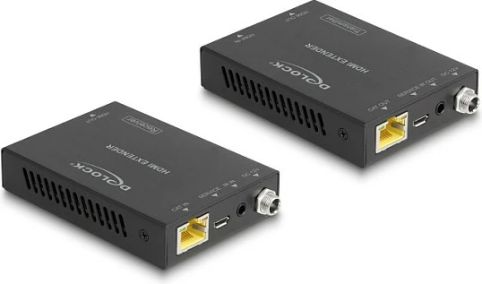 HDMI extender DeLOCK 65955, 4K 60Hz, mbi Cat6/Cat6a deri 70m, PoC, i zi