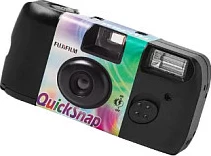 Aparat fotografik me film Fujifilm Quicksnap Flash, 135mm, 32mm, me blic, i zi