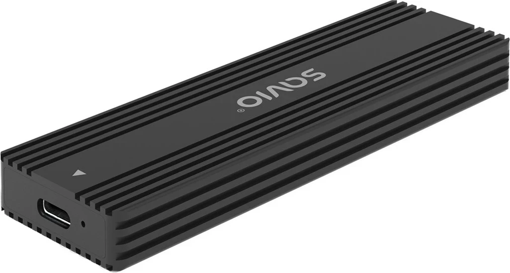Kasë SSD SAVIO AK-84, M.2, USB Type-C, e zezë