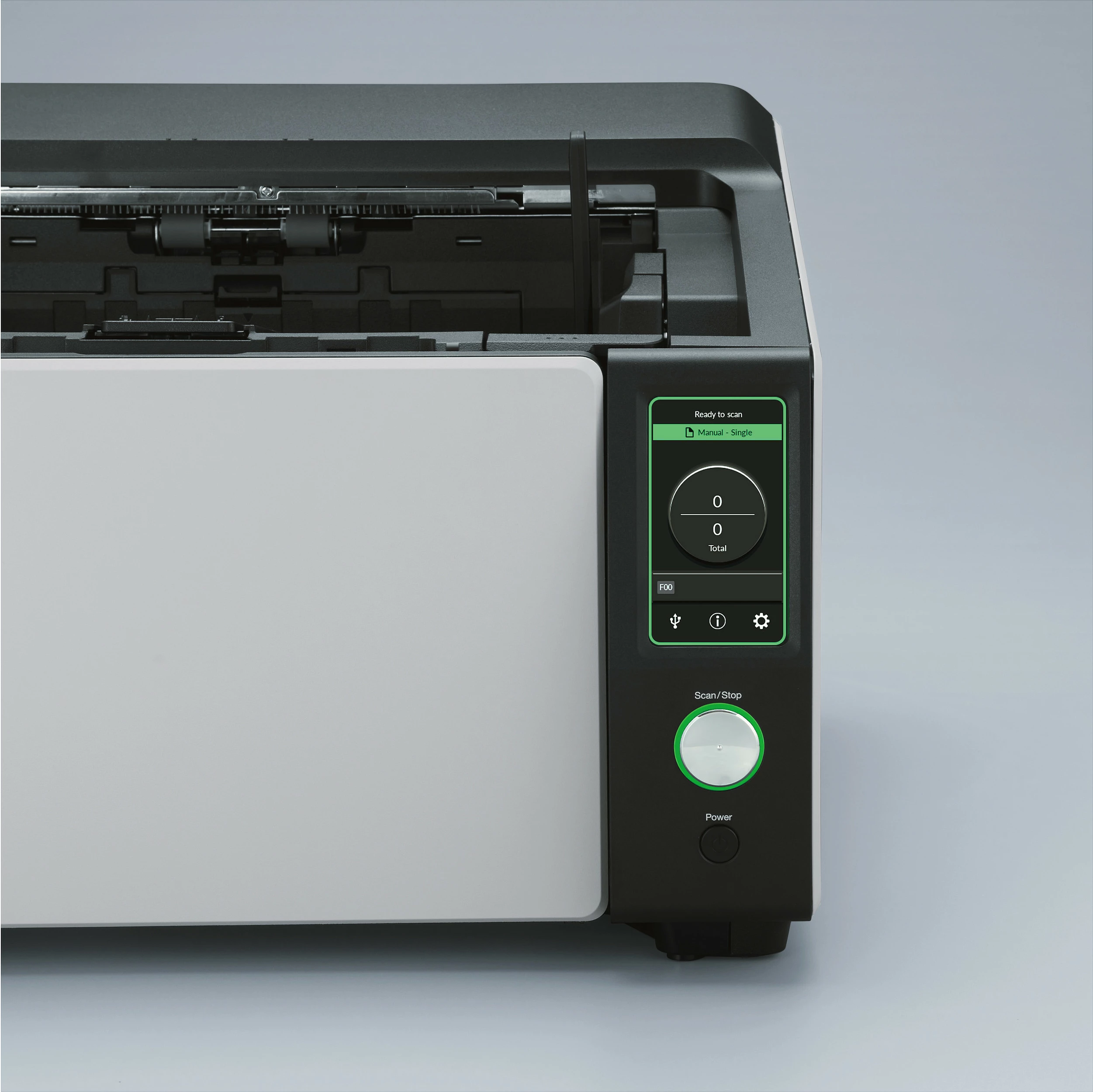 Skaner dokumentesh Ricoh FI-8950, LCD 4.3", duplex, A3, Ethernet, USB, bardhë/zezë