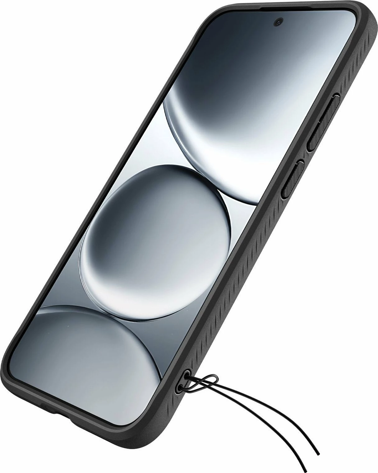 Mbështjellës Spigen Rugged Armor për Xiaomi Redmi Note 15 Pro 5G, TPU, karikim wireless, MIL-STD 810G, i zi mat