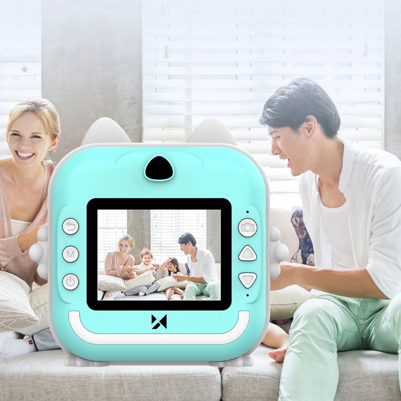 Kamerë digjitale për fëmijë Wozinsky WDT-01 me printer termik, 48MP, 2.4", 1200mAh, Bluetooth, kaltër