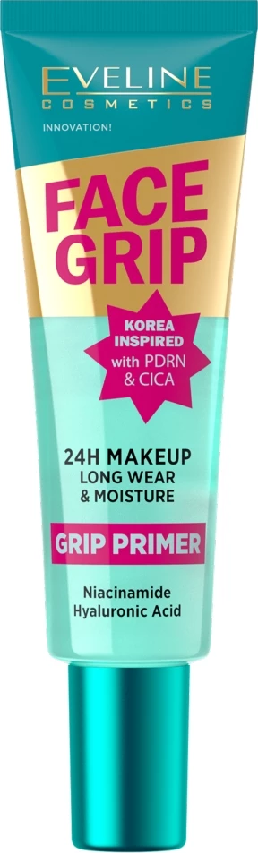 Bazë për grim për femra Eveline Cosmetics Face Grip Gel Base e gjelbër 30ml