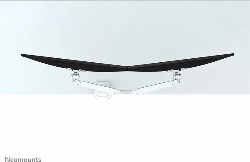 Mbajtës tavoline për dy monitorë Neomounts FPMA-D750DWHITE, i bardhë