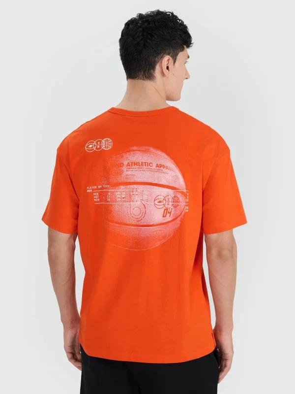 Maicë oversize për meshkuj 4F, me print [Madhësia: S]