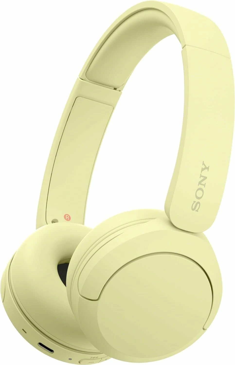 Kufje Sony WH-CH520 Bluetooth, on-ear, mikrofon, 50h, të verdha