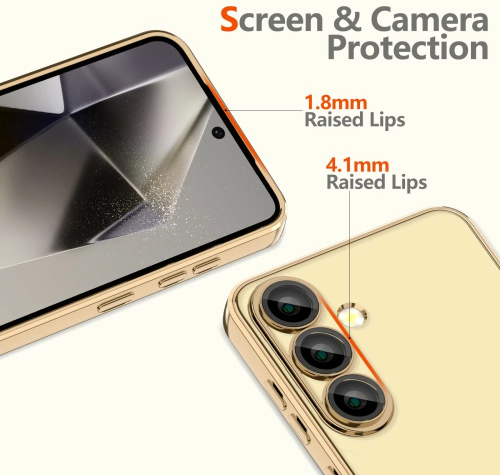Mbështjellës Tech-Protect MagFlex për Samsung Galaxy S25, MagSafe, Transparent Gold