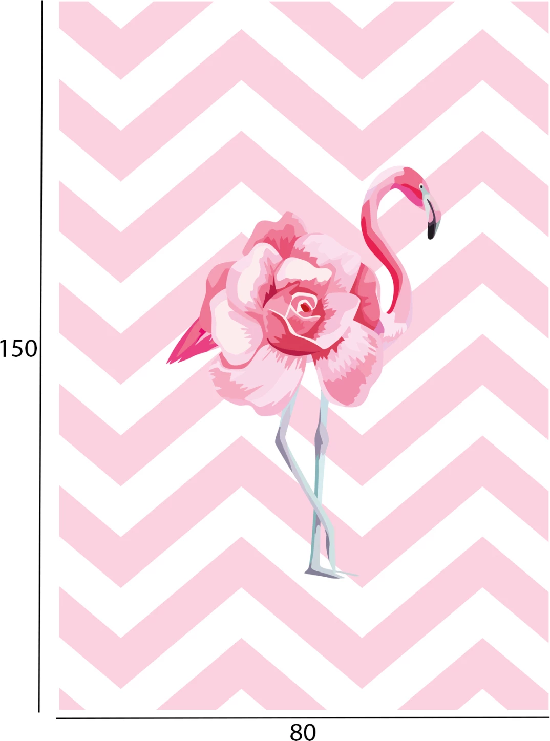 Qilim për fëmijë, ngjyrë rozë, FH7678.12, 80x150 cm