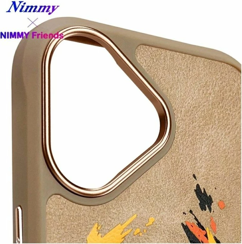 Kapak MagSafe Nimmy Tiger për iPhone 16, kafe