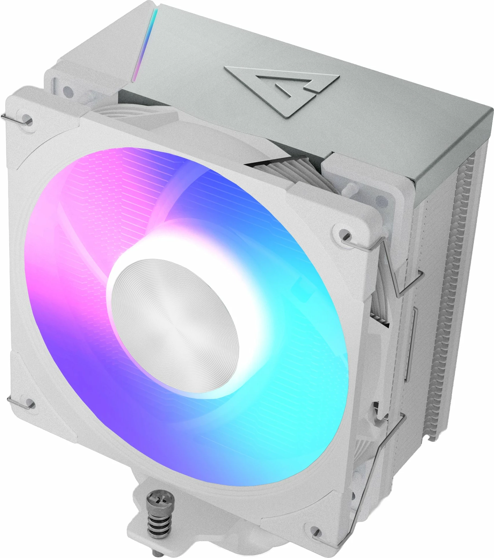 Ftohës CPU Modecom Volcano 0C T721 ARGB 120mm, 190W TDP, 4 heatpipes, PWM 2000rpm, i bardhë